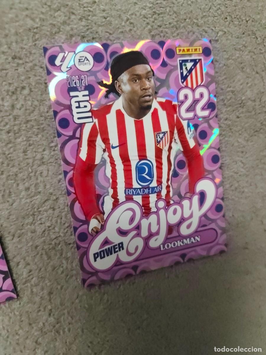 Cromos de f&uacute;tbol: 385P 385 P MEGACRACKS MGK 2026 27 LOOKMAN ATL&Eacute;TICO DE MADRID ENJOY POWER 26 2027 PANINI AAW
