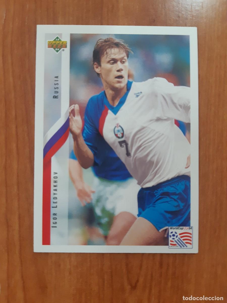 Cromos de f&uacute;tbol: N&deg;257 IGOR LEDYAKHOV RUSSIA RUSIA WORLD CUP USA 94 UPPER DECK 1994
