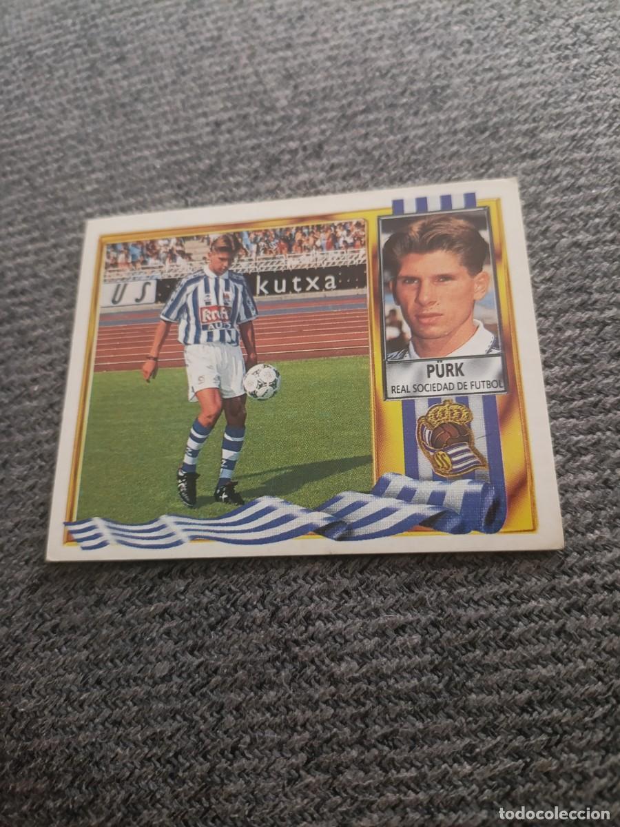 Cromos de f&uacute;tbol: Ed.este 95-96 Purk Real Sociedad