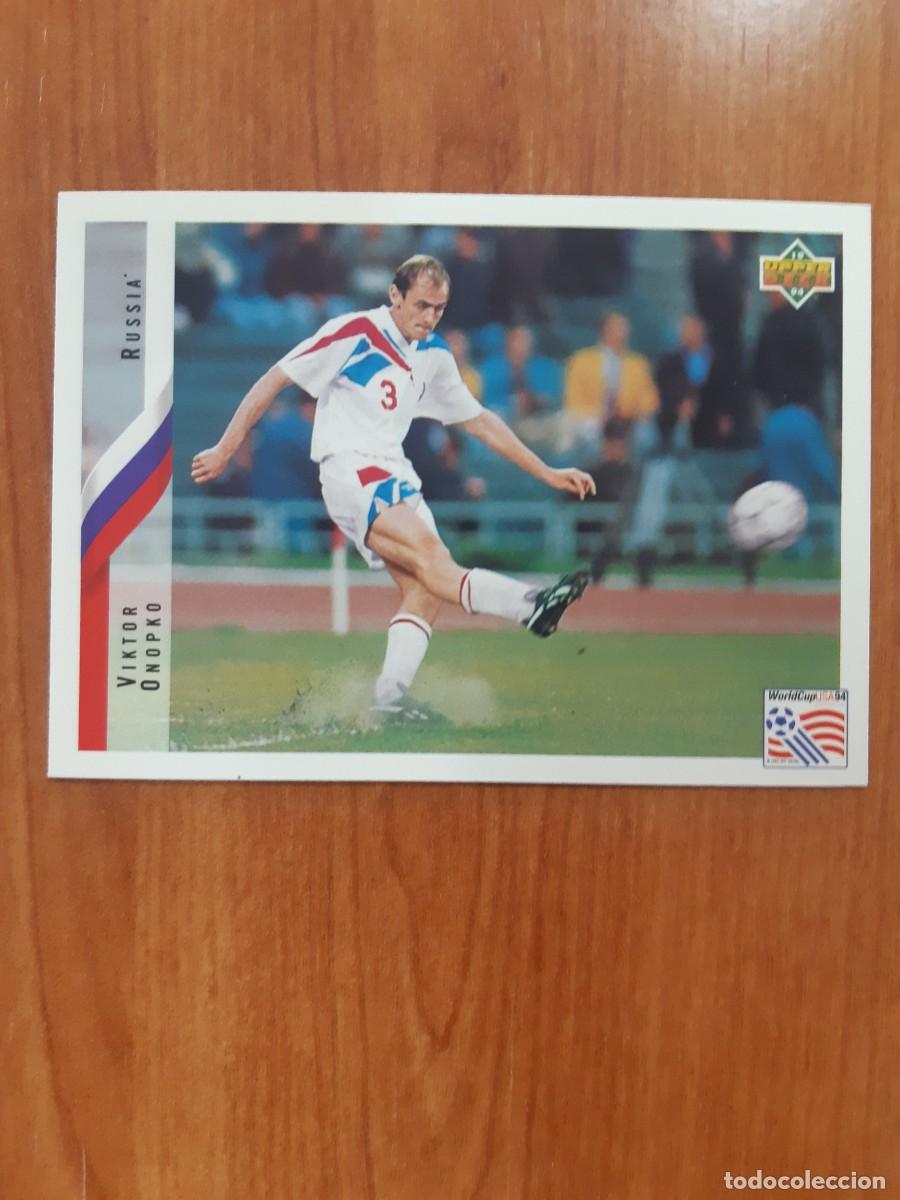 Cromos de f&uacute;tbol: N&deg;255 VIKTOR ONOPKO RUSSIA RUSIA WORLD CUP USA 94 UPPER DECK 1994
