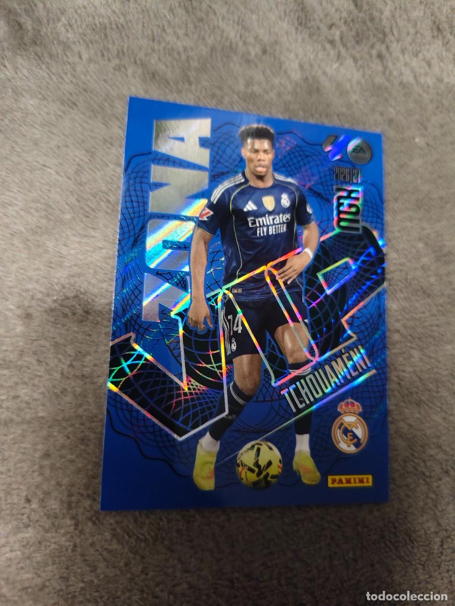 Cromos de f&uacute;tbol: 405 MEGACRACKS MGK 2026 27 TCHOUAM&Eacute;NI REAL MADRID CF ZONA VIP 26 2027 PANINI AAW