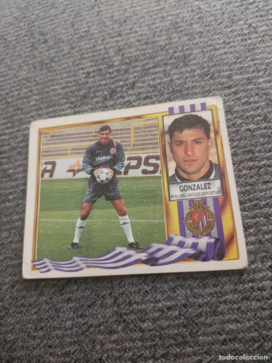 Cromos de f&uacute;tbol: Ed.este 95-96 Gonz&aacute;lez Valladolid