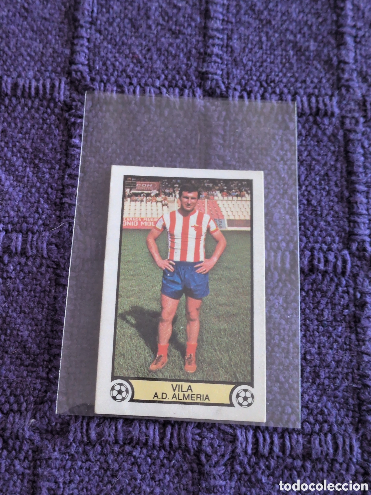 Cromos de f&uacute;tbol: VILA U. D ALMERIA FICHAJE 14 LIGA ESTE 1979 1980 79 80 RECUPERADO