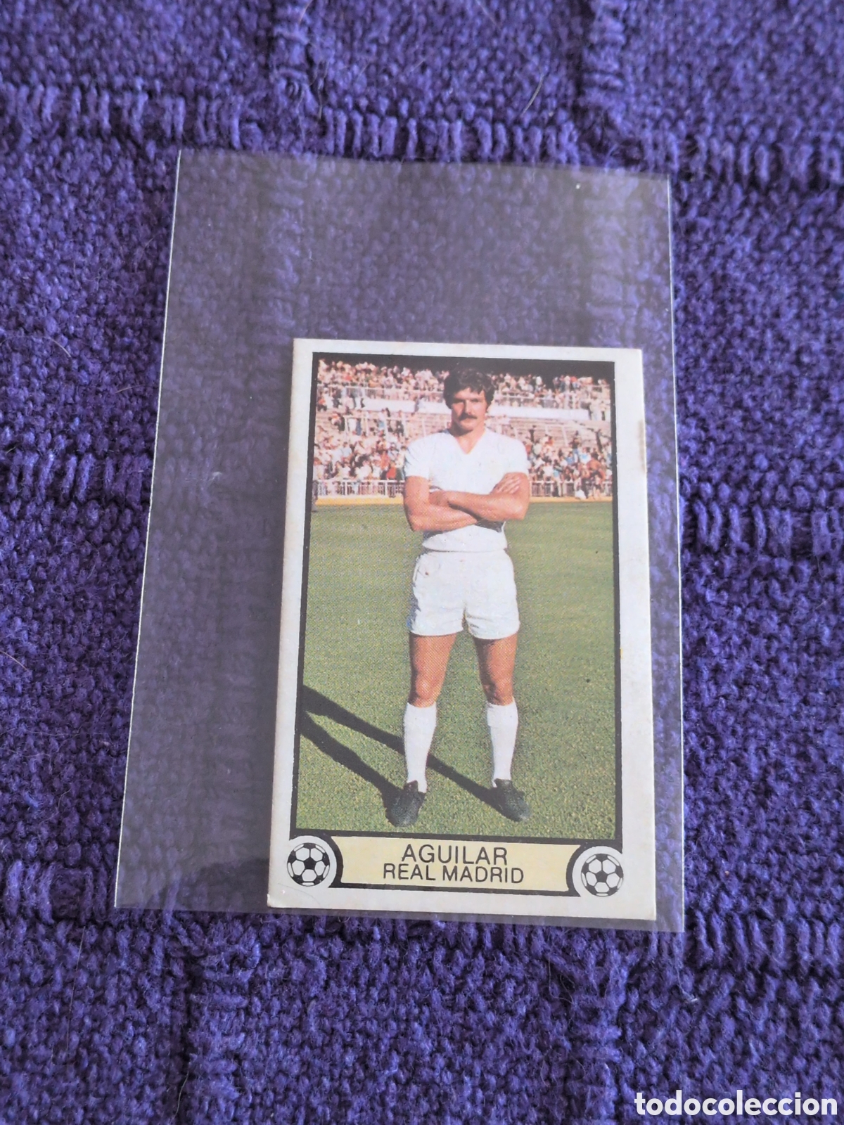 Cromos de f&uacute;tbol: AGUILAR REAL MADRID 79-80 ESTE RECUPERADO BAJA