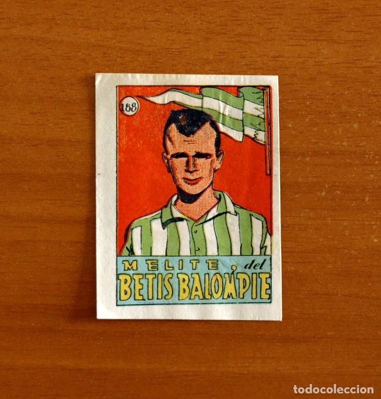 Fu&szlig;ball-Sticker: Real Betis - N&ordm; 188 Melite - Cromos cultura, Editorial Bruguera 1939-1940, 39-40