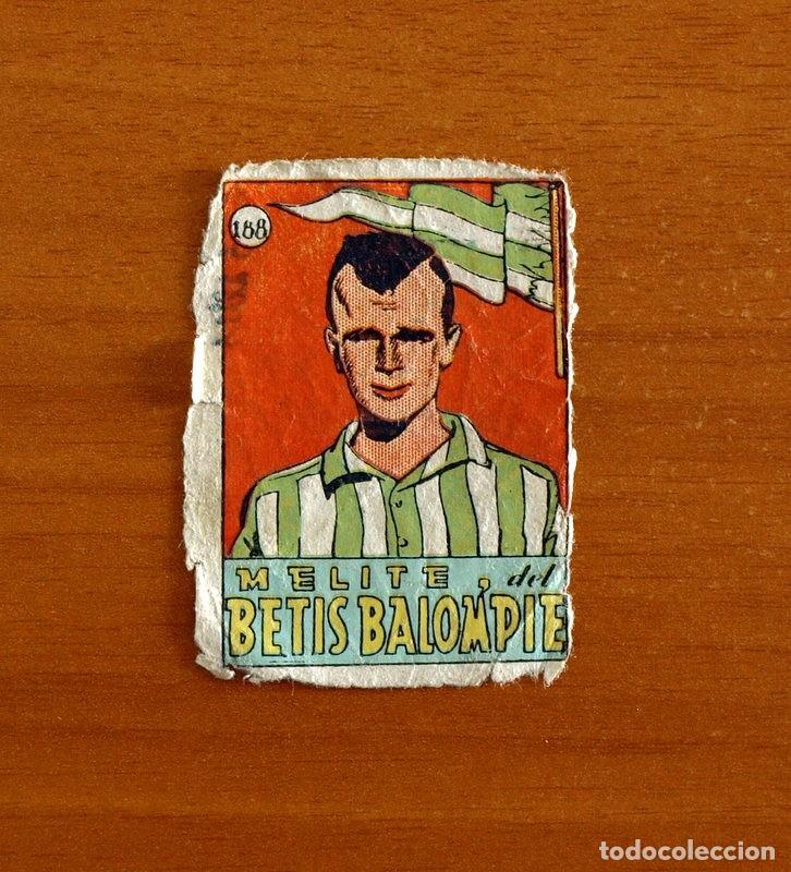 Fu&szlig;ball-Sticker: Real Betis - N&ordm; 188 Melite - Cromos cultura, Editorial Bruguera 1939-1940, 39-40