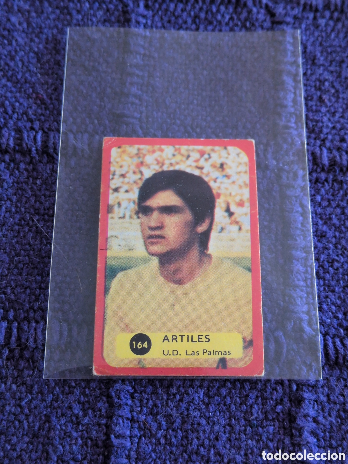 Cromos de f&uacute;tbol: ARTILES LAS PALMAS N&deg; 164 SIN PEGAR GRAFIMUR SOLANO. 1975-1976. 75-76