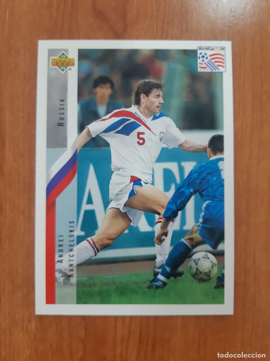 Fu&szlig;ball-Sticker: N&deg;250 ANDREI KANTCHELSKIS RUSSIA RUSIA WORLD CUP USA 94 UPPER DECK 1994