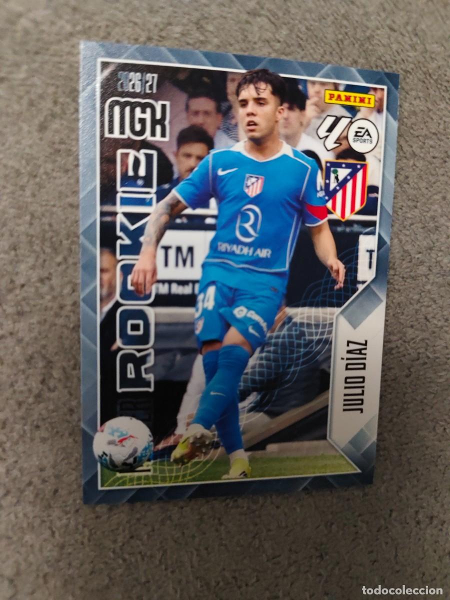 Cartes &agrave; collectionner de Football: 415 MEGACRACKS MGK 2026 27 JULIO D&Iacute;AZ ATL&Eacute;TICO DE MADRID MASTER ROOKIE 26 2027 PANINI AAW