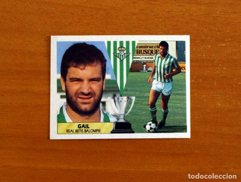 Figurine di Calcio: Real Betis - Gail - Ediciones Este Liga 1987-1988, 87-88 - Cromo Nunca pegado