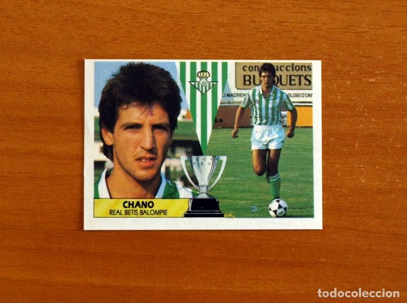 Figurine di Calcio: Real Betis - Chano - Ediciones Este Liga 1987-1988, 87-88 - Nunca Pegado