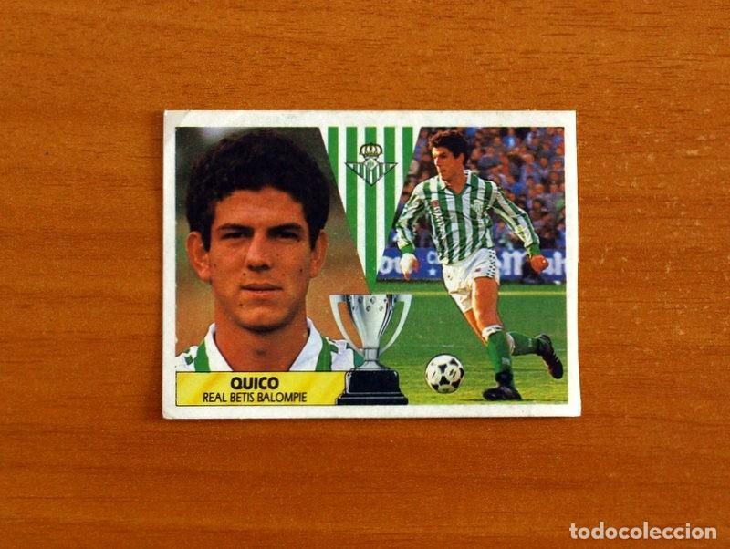 Figurine di Calcio: Real Betis - Quico - Ediciones Este Liga 1987-1988, 87-88 - Cromo Nunca pegado