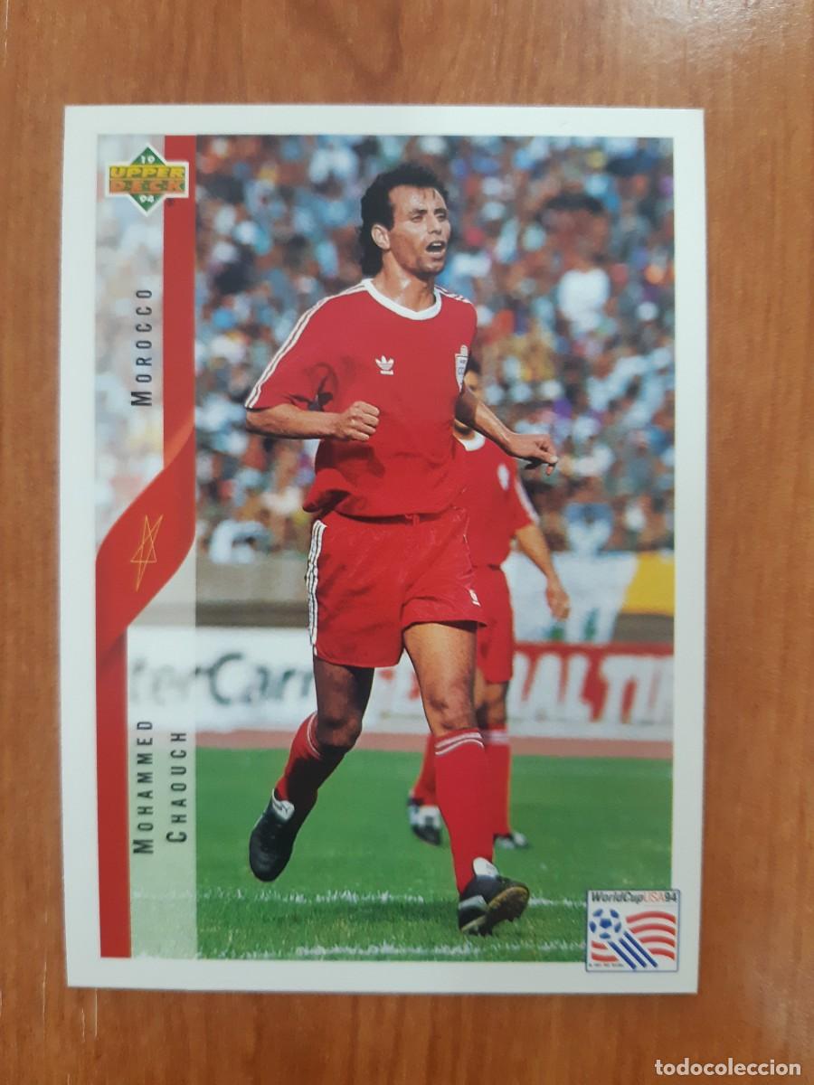 Figurine di Calcio: N&deg;246 MOHAMMED CHAOUCH MOROCCO MARRUECOS WORLD CUP USA 94 UPPER DECK 1994