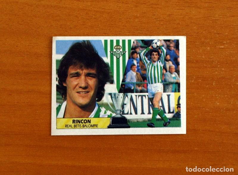 Figurine di Calcio: Real Betis - Rinc&oacute;n - Ediciones Este Liga 1987-1988, 87-88 - Cromo Nunca pegado