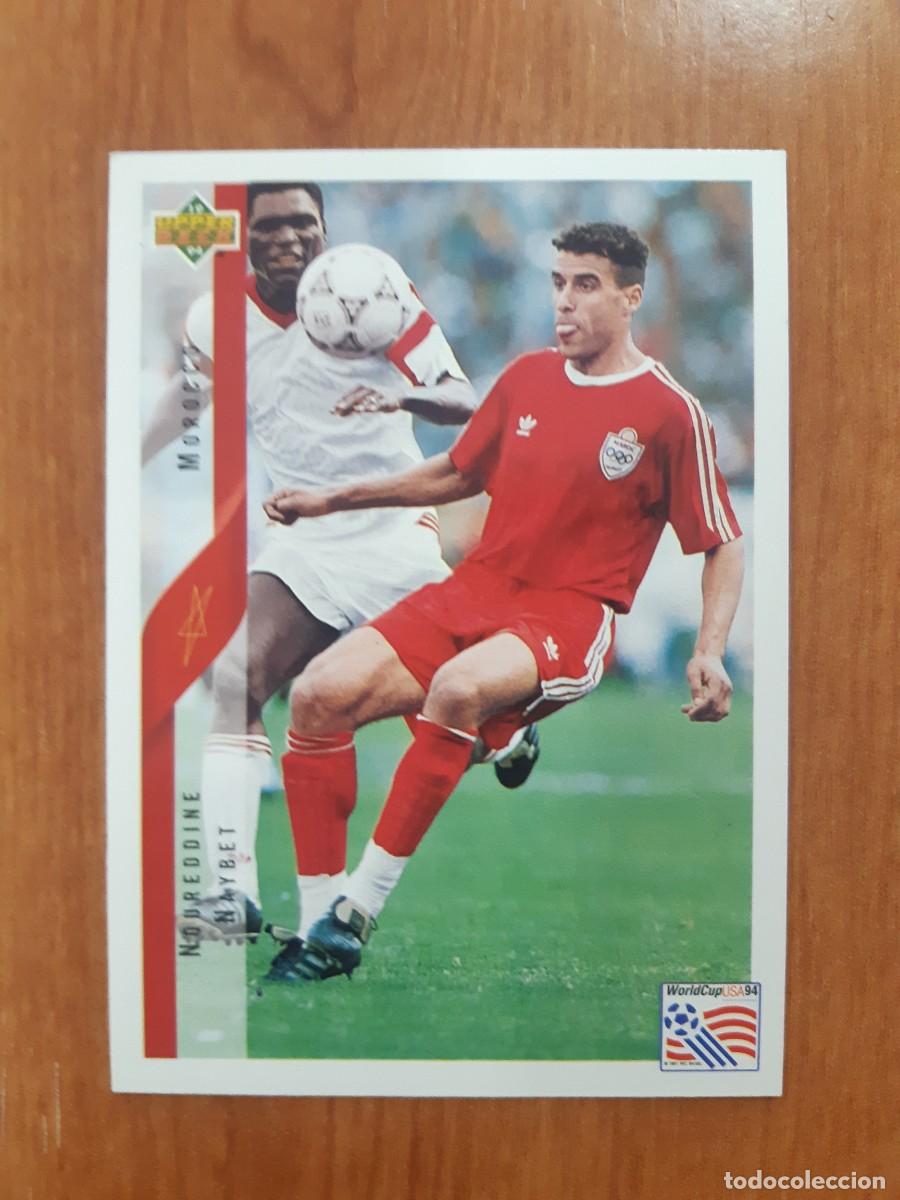 Figurine di Calcio: N&deg;245 NOURREDINE NAYBET MOROCCO MARRUECOS WORLD CUP USA 94 UPPER DECK 1994