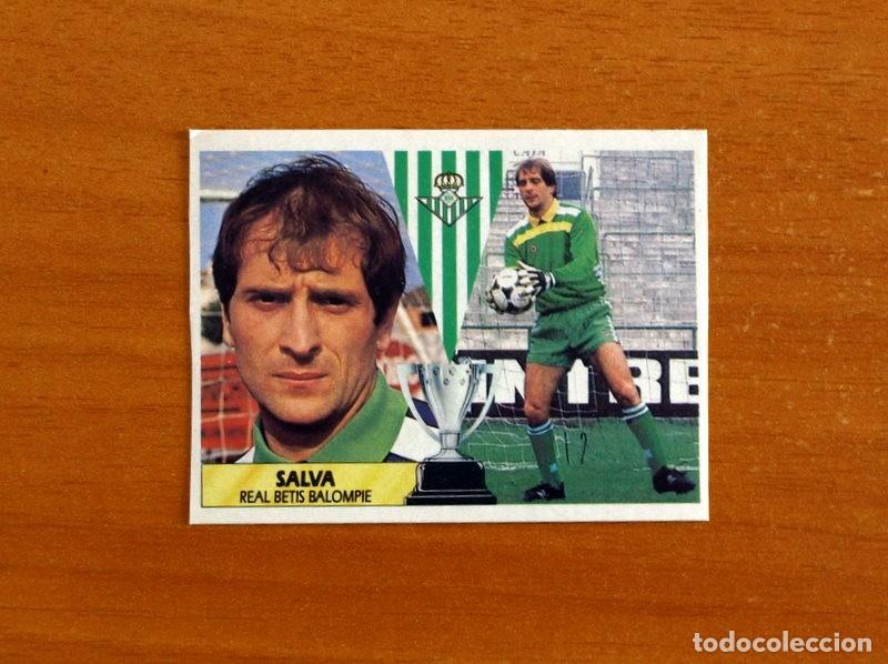 Figurine di Calcio: Real Betis - Salva - Ediciones Este Liga 1987-1988, 87-88 - Nunca Pegado