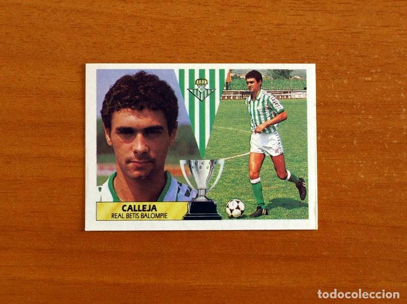 Cromos de Futebol: Real Betis - Calleja - Ediciones Este Liga 1987-1988, 87-88 - Cromo Nunca pegado