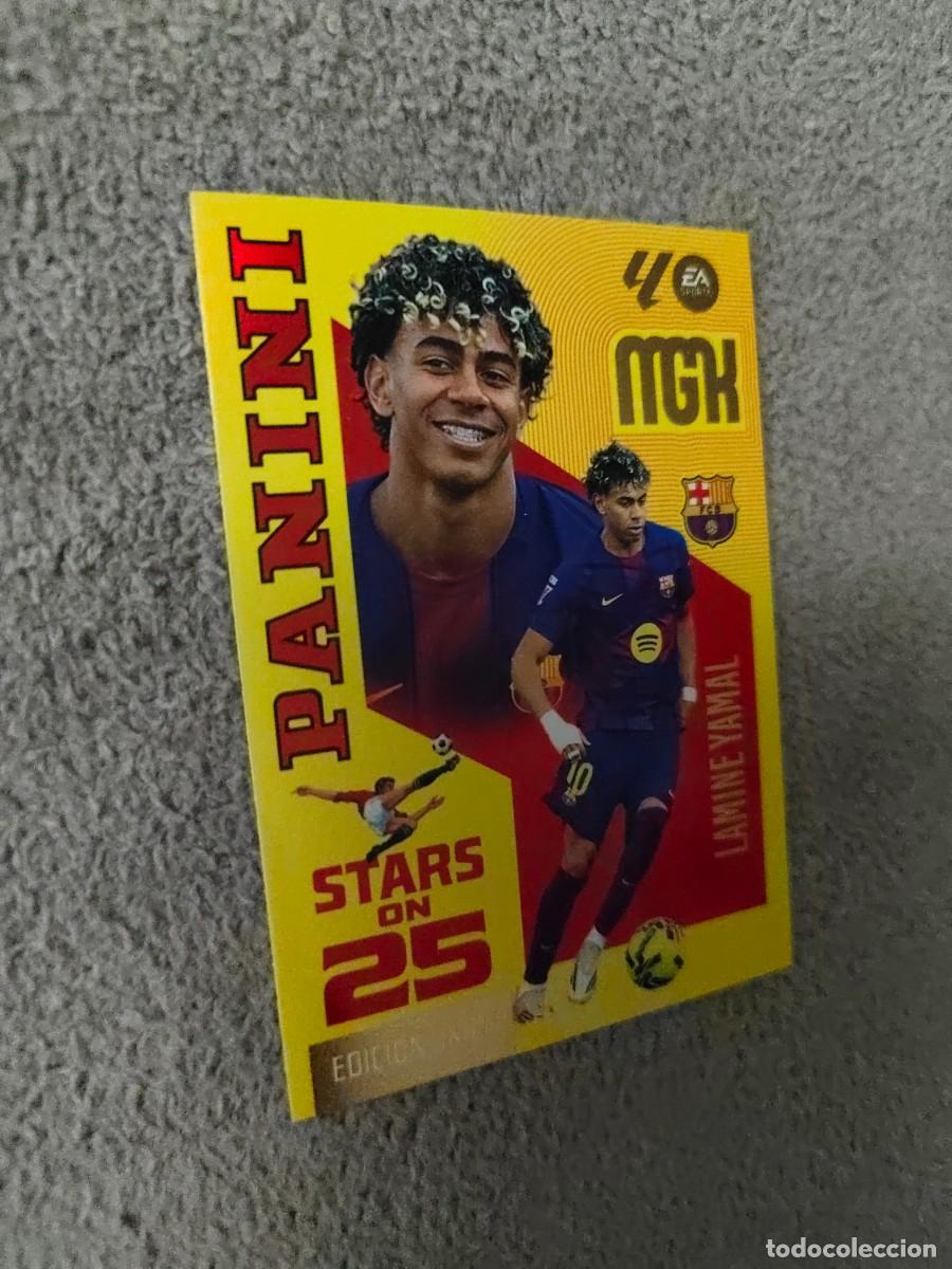Cromos de f&uacute;tbol: 449 MEGACRACKS MGK 2026 27 LAMINE YAMAL FC BARCELONA STARS ON 25 26 2027 PANINI AAW