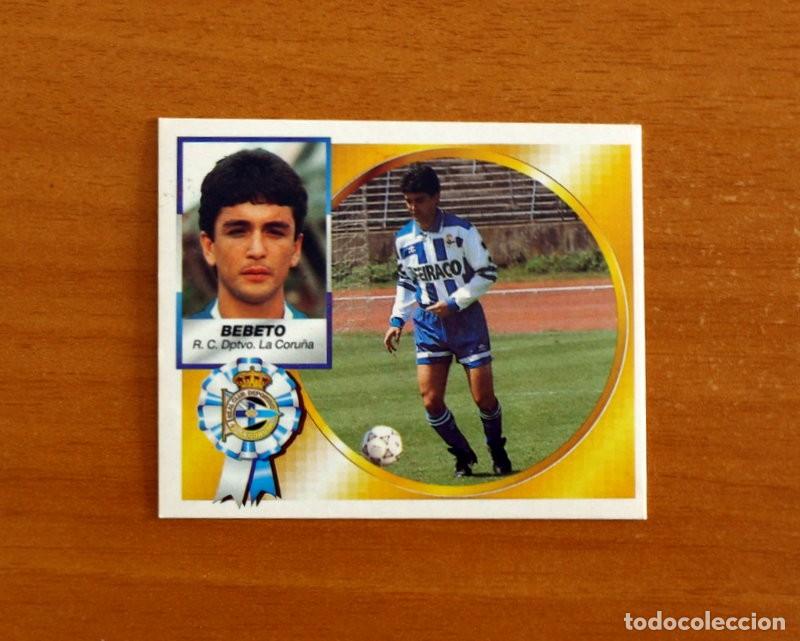 Cromos de f&uacute;tbol: Deportivo La Coru&ntilde;a - Bebeto - Ediciones Este Liga 1994-1995, 94-95 - Nunca Pegado
