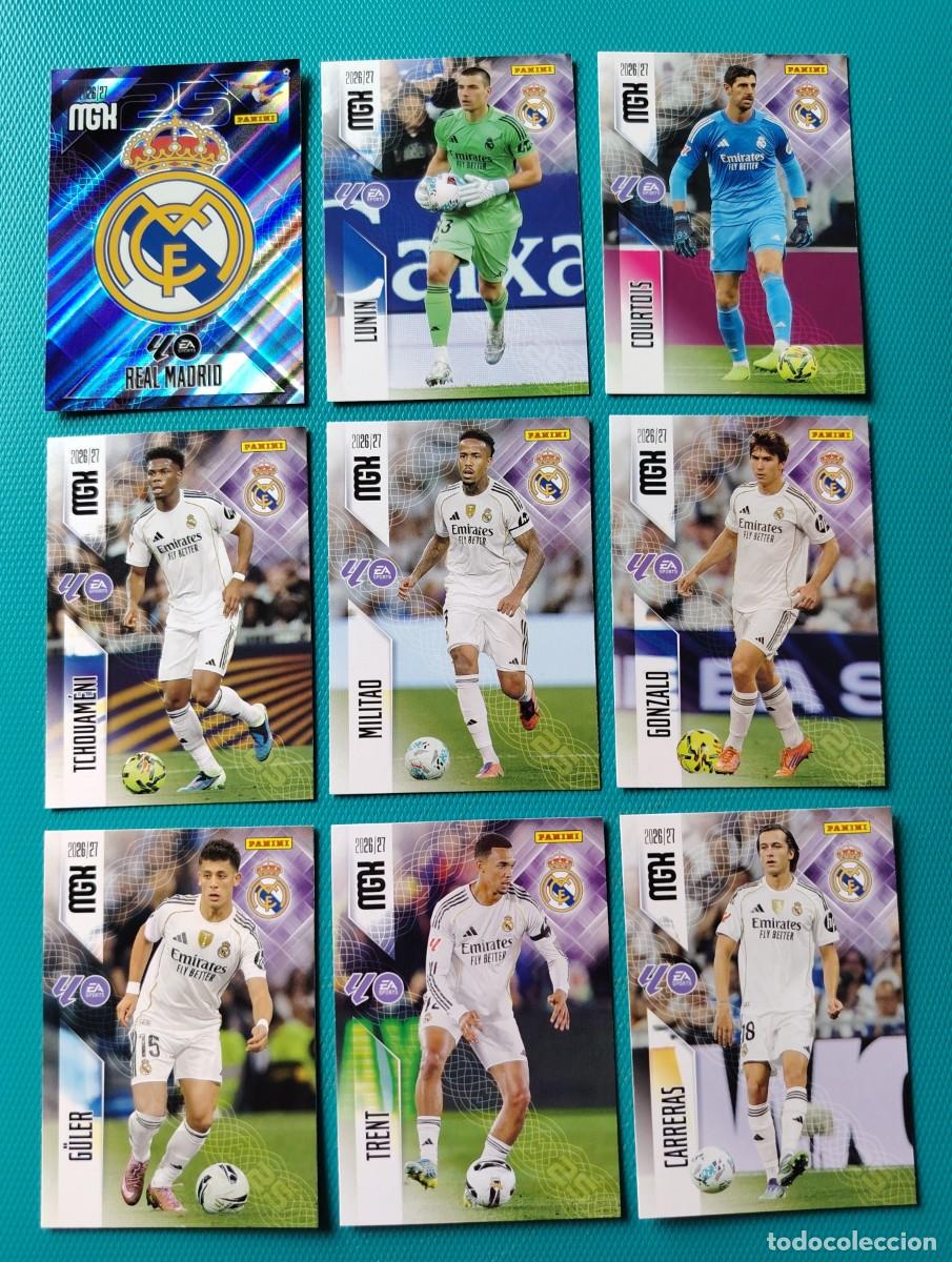 Cromos de f&uacute;tbol: MEGACRACKS 2026 / 27 - 9 CROMOS REAL MADRID - PANINI