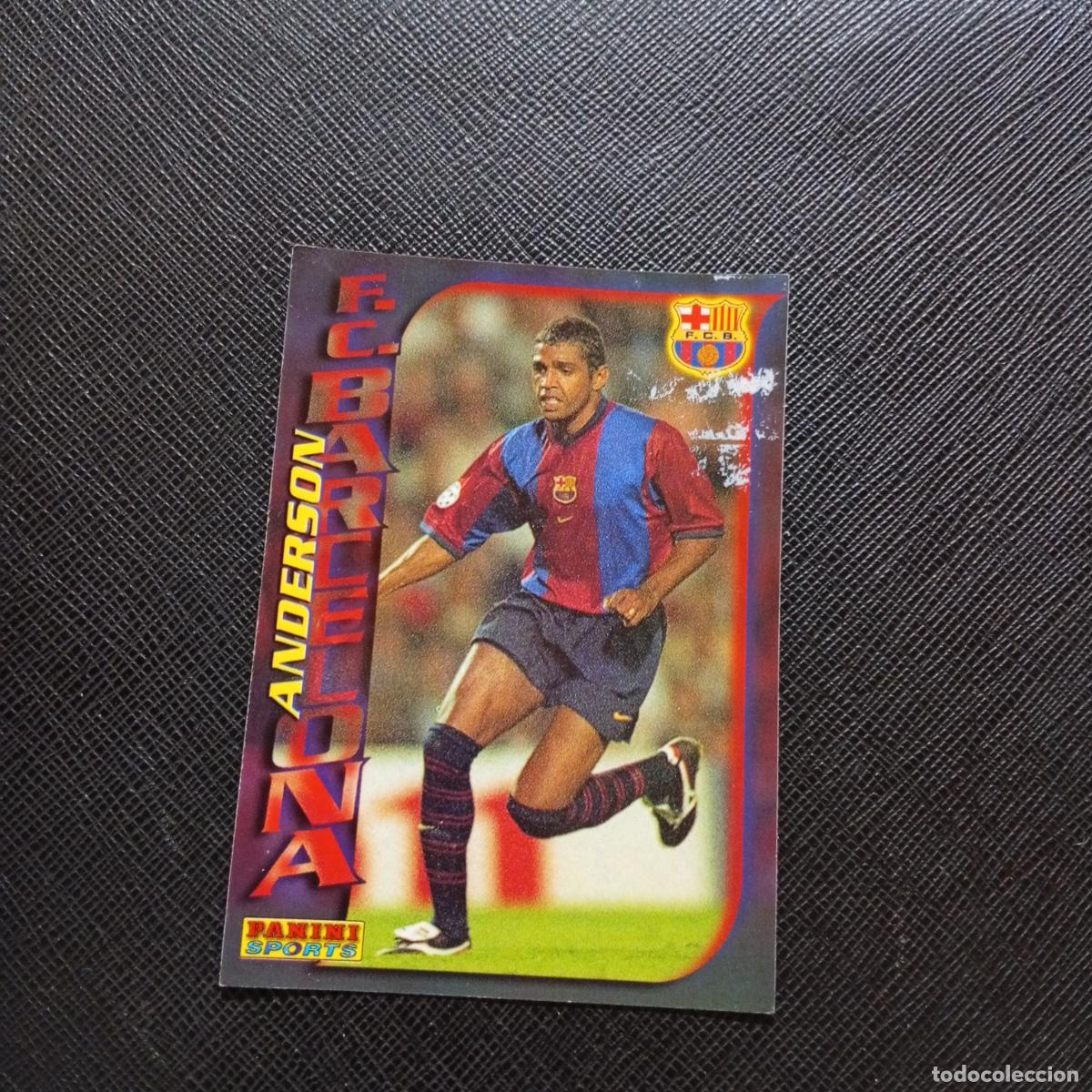 Cromos de f&uacute;tbol: 63 ANDERSON BARCELONA PANINI TRADING CARD 1998 1999 CROMO FUTBOL 98 99 - A23 PG343