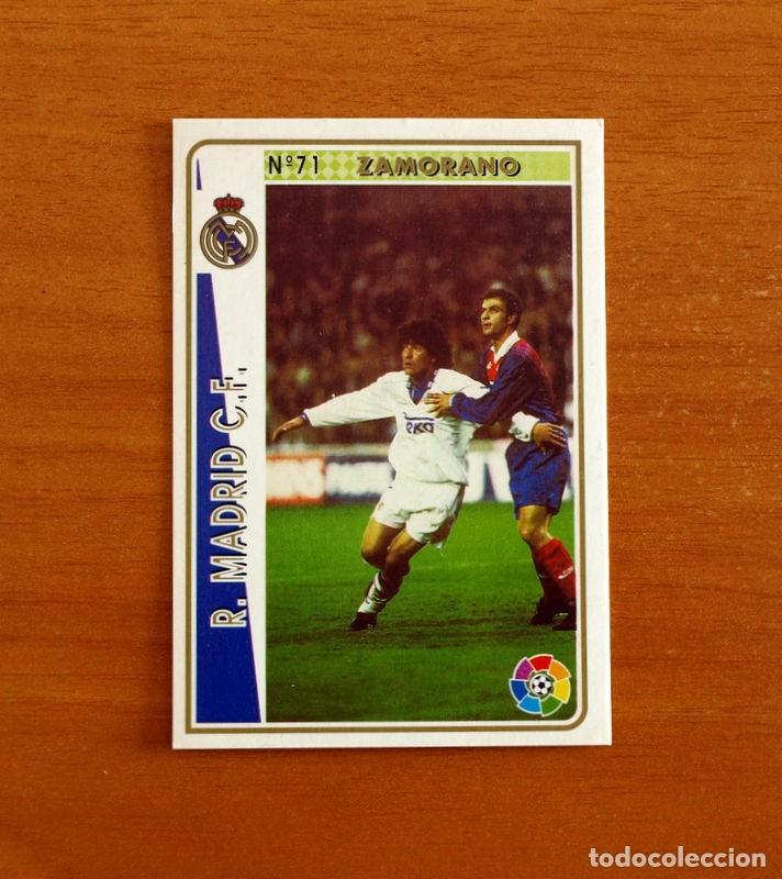 Cromos de f&uacute;tbol: Real Madrid -N&ordm; 71 Zamorano -Mundicromo Las Fichas de la Liga 1994-1995-94-95