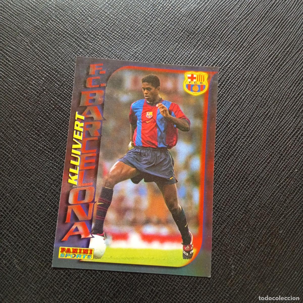 Cromos de f&uacute;tbol: 64 KLUIVERT BARCELONA PANINI TRADING CARD 1998 1999 CROMO FUTBOL 98 99 - A23 PG343