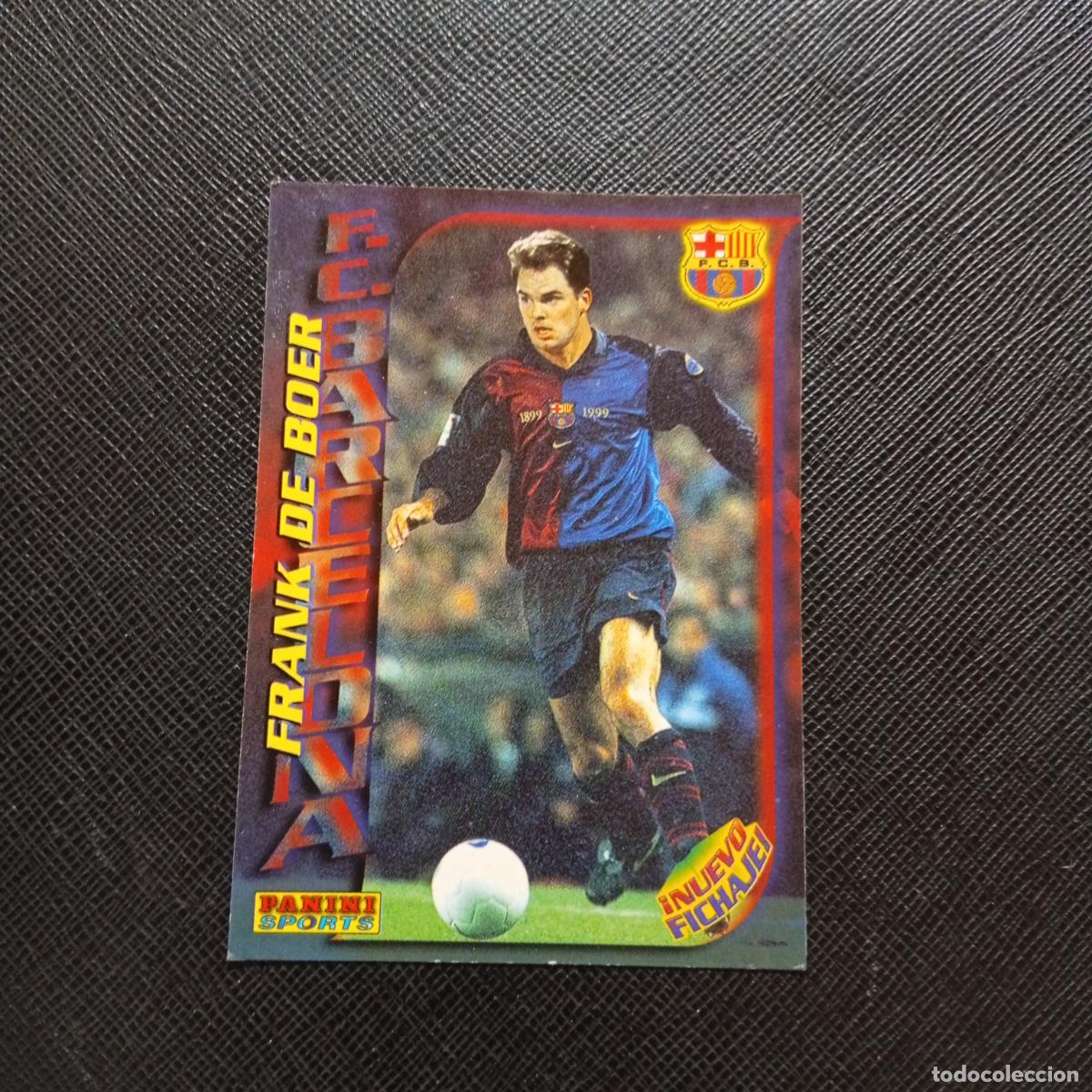 Cromos de f&uacute;tbol: FRANK DE BOER BARCELONA PANINI TRADING CARD 1998 1999 CROMO FUTBOL 98 99 - A23 PG352 NUEVO FICHAJE
