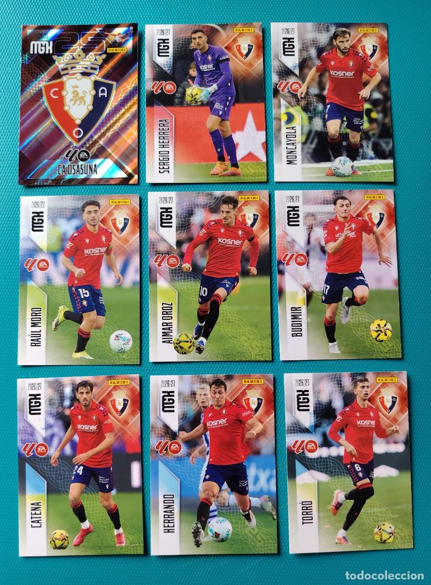 Cromos de f&uacute;tbol: MEGACRACKS 2026 / 27 - 9 CROMOS C.A. OSASUNA - PANINI