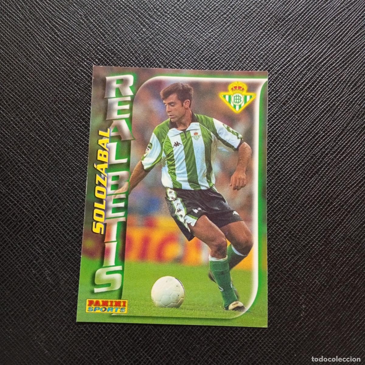 Cromos de f&uacute;tbol: 68 SOLOZABAL REAL BETIS PANINI TRADING CARD 1998 1999 CROMO FUTBOL 98 99 - A23 PG352
