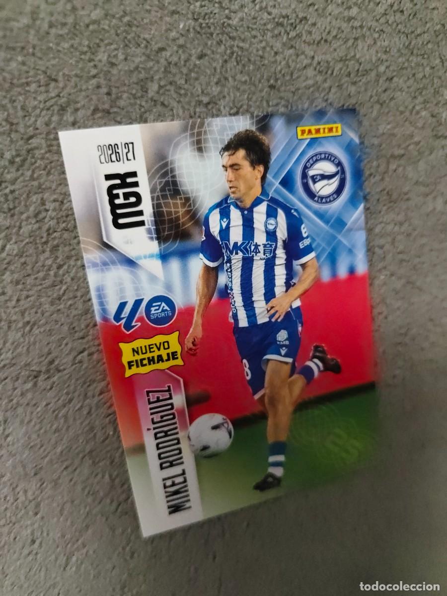 Cromos de f&uacute;tbol: 456 MIKEL RODR&Iacute;GUEZ DEPORTIVO ALAVES MEGACRACKS MGK 2026 27 NUEVO FICHAJE 26 2027 PANINI AAW
