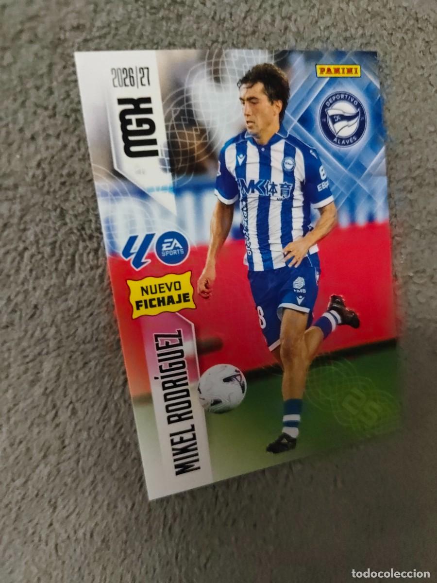 Cromos de f&uacute;tbol: 456 MIKEL RODR&Iacute;GUEZ DEPORTIVO ALAVES MEGACRACKS MGK 2026 27 NUEVO FICHAJE 26 2027 PANINI AAW