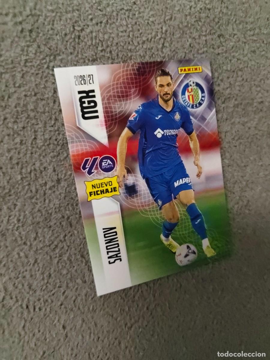 Cromos de f&uacute;tbol: 457 SAZONOV GETAFE CF MEGACRACKS MGK 2026 27 NUEVO FICHAJE 26 2027 PANINI AAW