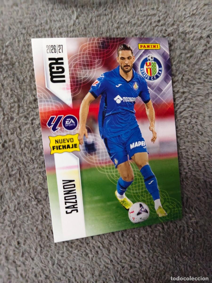 Cromos de f&uacute;tbol: 457 SAZONOV GETAFE CF MEGACRACKS MGK 2026 27 NUEVO FICHAJE 26 2027 PANINI AAW