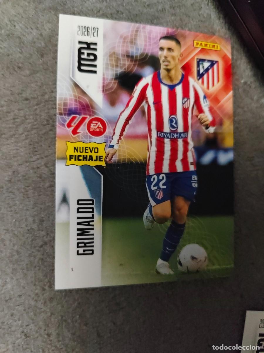 Cromos de f&uacute;tbol: 459 GRIMALDO ATL&Eacute;TICO DE MADRID MEGACRACKS MGK 2026 27 NUEVO FICHAJE 26 2027 PANINI AAW