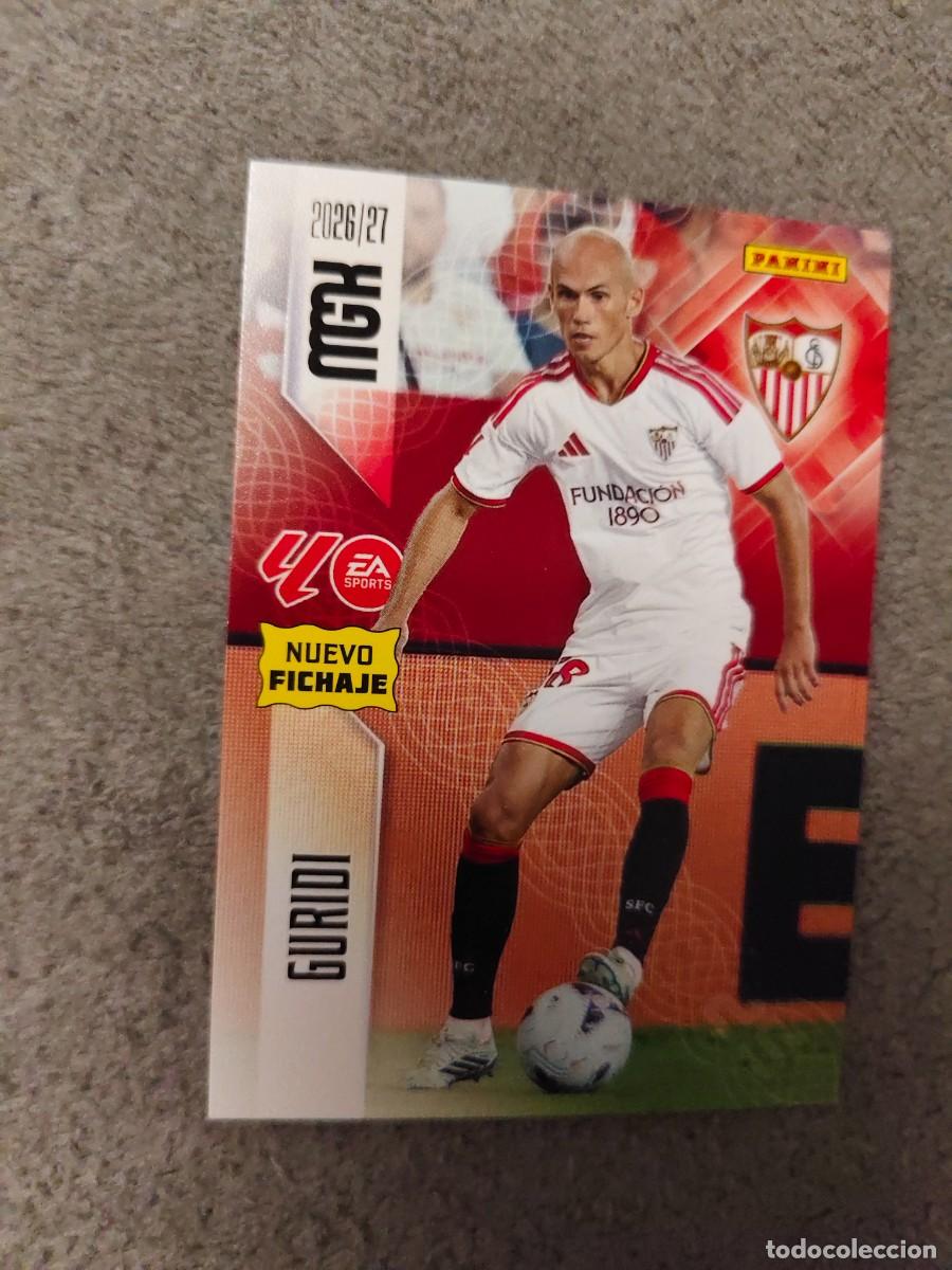 Cromos de f&uacute;tbol: 461 GURIDI SEVILLA FC MEGACRACKS MGK 2026 27 NUEVO FICHAJE 26 2027 PANINI AAW