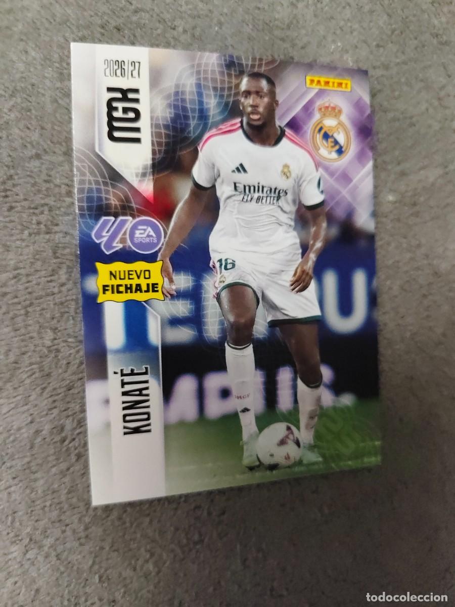 Cromos de f&uacute;tbol: 464 KONAT&Eacute; REAL MADRID CF MEGACRACKS MGK 2026 27 NUEVO FICHAJE 26 2027 PANINI AAW