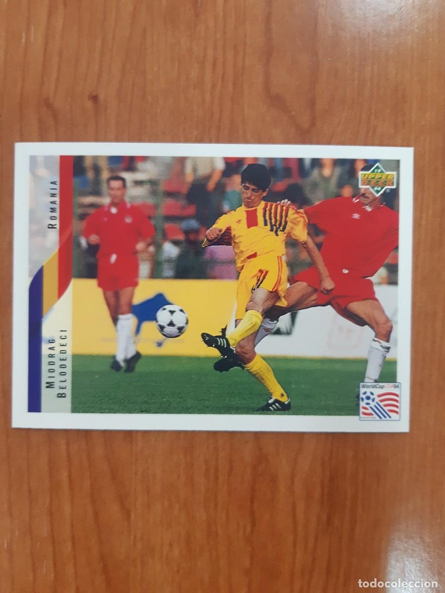 Cromos de f&uacute;tbol: N&deg;242 MIODRAG BELODEDICI ROMANIA RUMANIA WORLD CUP USA 94 UPPER DECK 1994