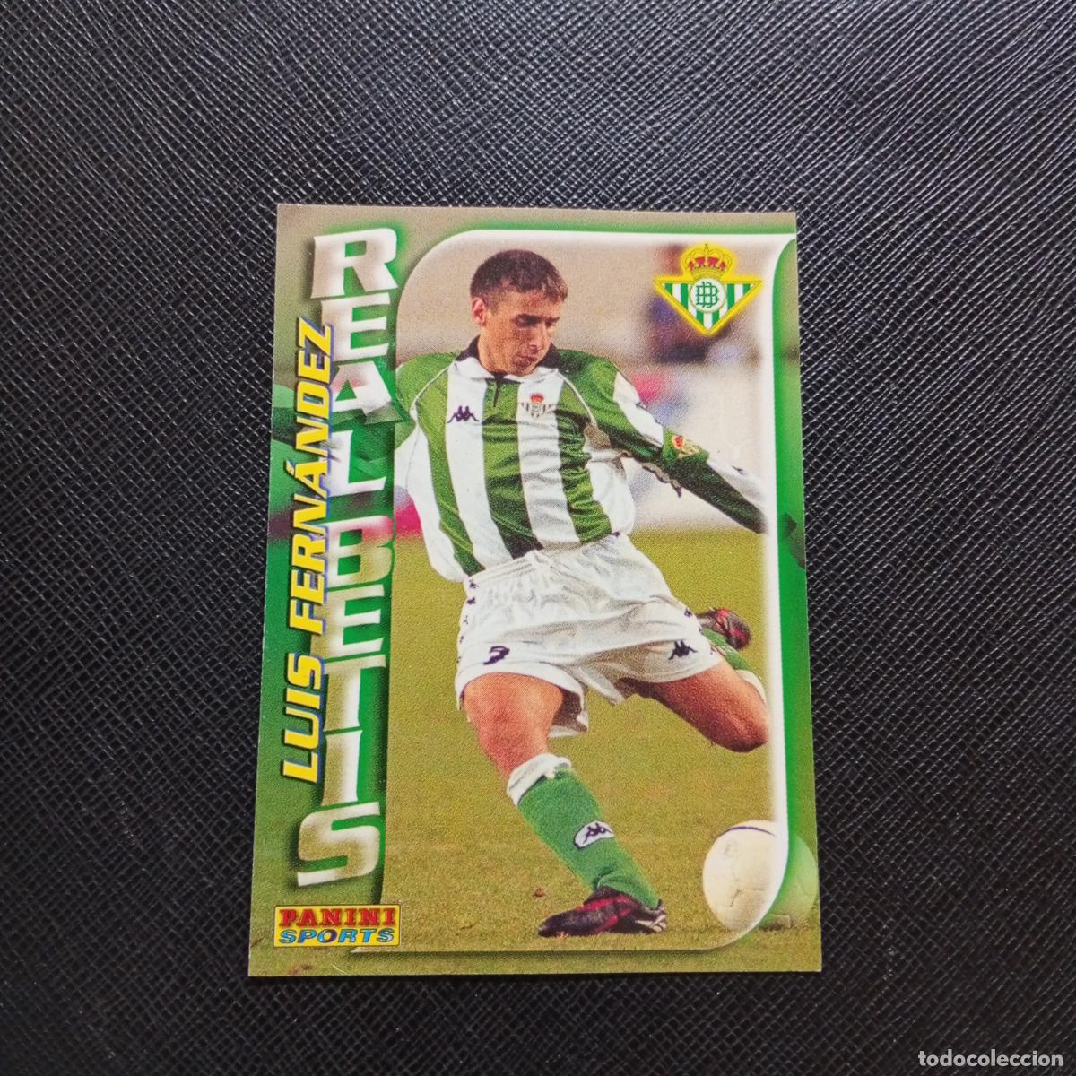 Cromos de f&uacute;tbol: 71 LUIS FERNANDEZ REAL BETIS PANINI TRADING CARD 1998 1999 CROMO FUTBOL 98 99 - A23 PG361