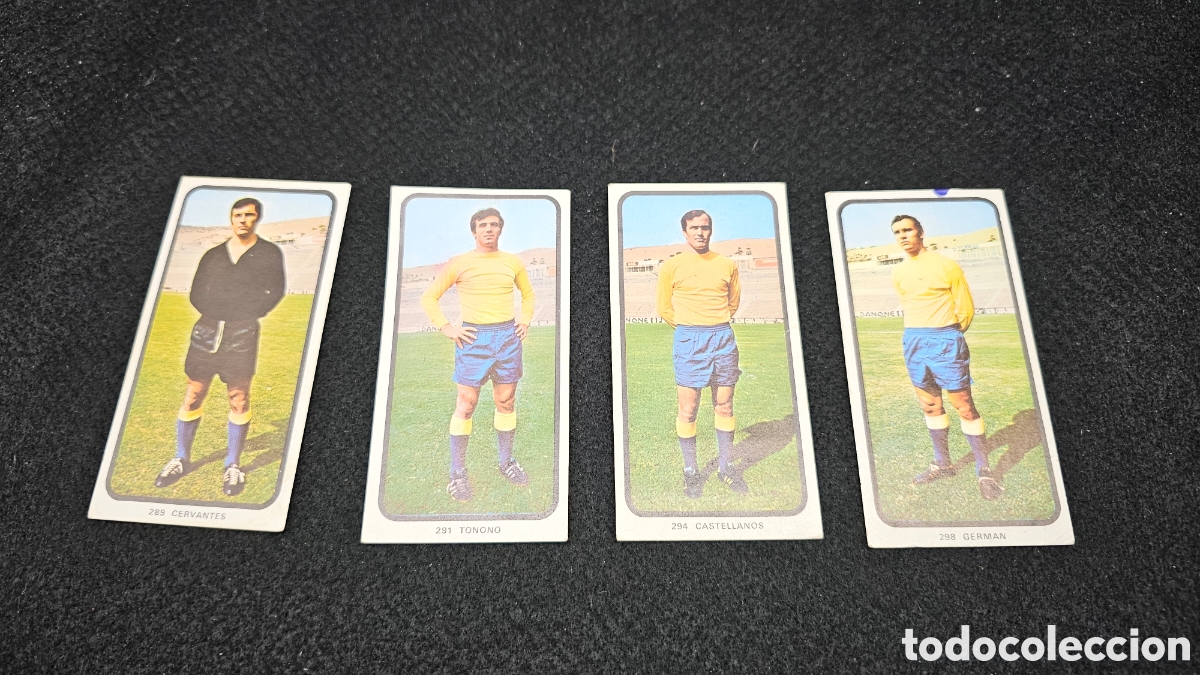 Cromos de Futebol: Cromos de f&uacute;tbol antiguos U.D LAS PALMAS 1973 /74