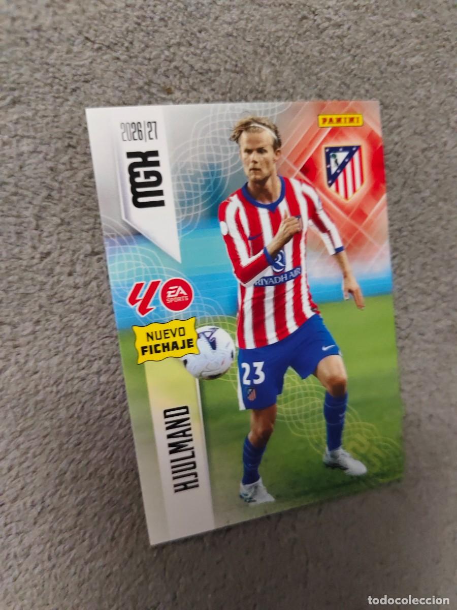 Cromos de f&uacute;tbol: 469 HJULMAND ATL&Eacute;TICO DE MADRID MEGACRACKS MGK 2026 27 NUEVO FICHAJE 26 2027 PANINI AAW
