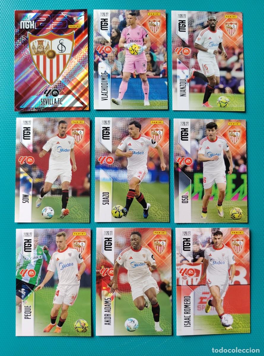Figurine di Calcio: MEGACRACKS 2026 / 27 - 9 CROMOS SEVILLA F.C. - PANINI