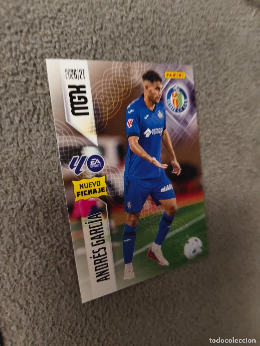 Figurine di Calcio: 474 ANDR&Eacute;S GARC&Iacute;A GETAFE CF MEGACRACKS MGK 2026 27 NUEVO FICHAJE 26 2027 PANINI AAW