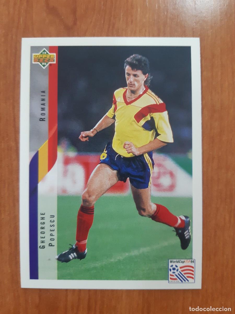 Fu&szlig;ball-Sticker: N&deg;239 GHEORGHE POPESCU ROMANIA RUMANIA WORLD CUP USA 94 UPPER DECK 1994