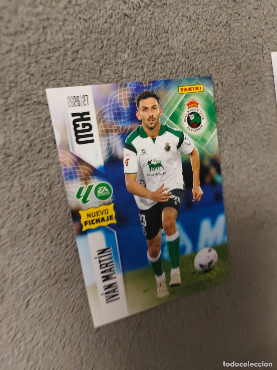 Cromos de f&uacute;tbol: 481 IV&Aacute;N MART&Iacute;N RACING DE SANTANDER MEGACRACKS MGK 2026 27 NUEVO FICHAJE 26 2027 PANINI AAW