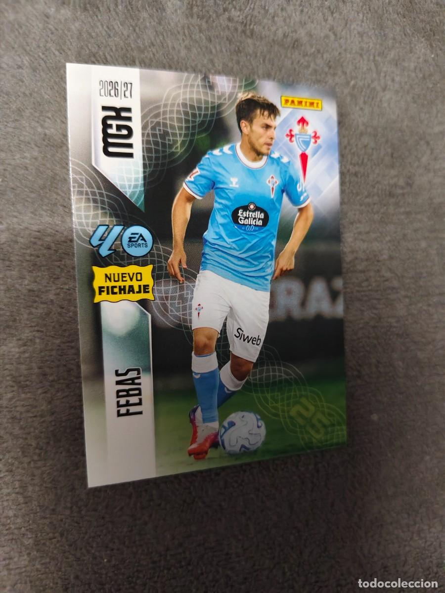 Cromos de f&uacute;tbol: 483 FEBAS RC CELTA DE VIGO MEGACRACKS MGK 2026 27 NUEVO FICHAJE 26 2027 PANINI AAW