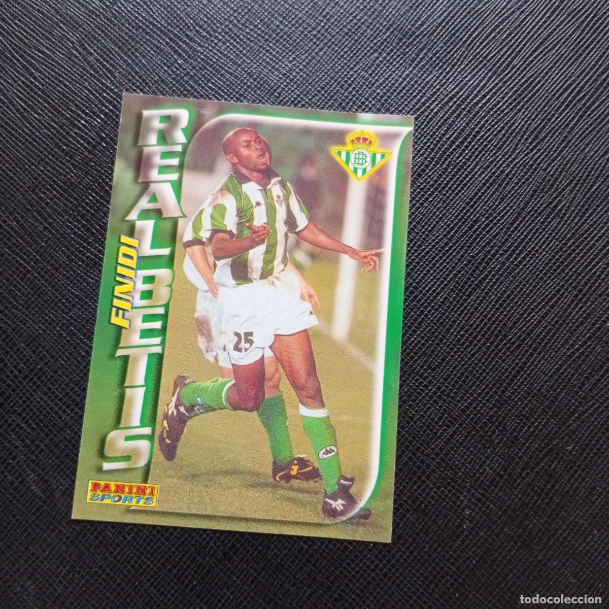 Cromos de f&uacute;tbol: 76 FINIDI REAL BETIS PANINI TRADING CARD 1998 1999 CROMO FUTBOL 98 99 - A23 PG370