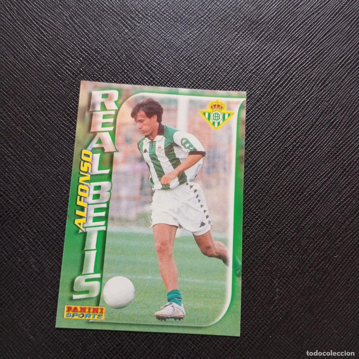 Football Stickers: 78 ALFONSO REAL BETIS PANINI TRADING CARD 1998 1999 CROMO FUTBOL 98 99 - A23 PG379