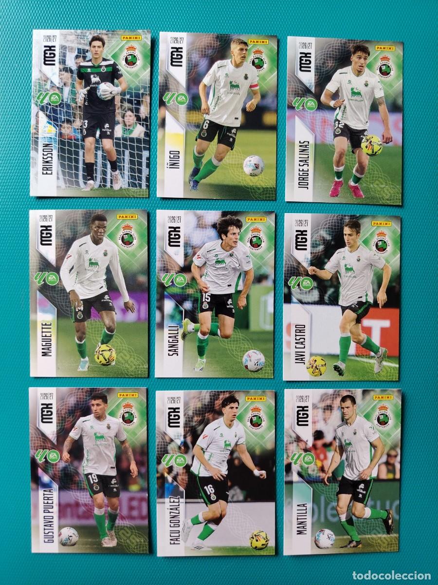 Cromos de f&uacute;tbol: MEGACRACKS 2026 / 27 - 9 CROMOS RACING DE SANTANDER - PANINI