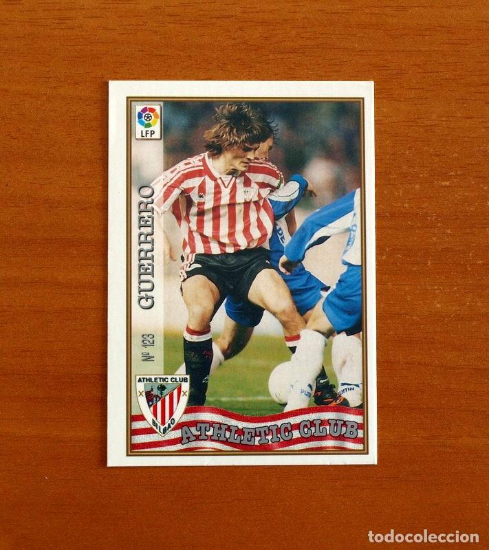 Cromos de f&uacute;tbol: Athletic de Bilbao - N&ordm; 123 Julen Guerrero - Mundicromo ficha de la Liga 1997-1998, 97-98
